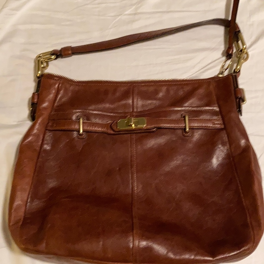 Coach Leather Shoulder Bag